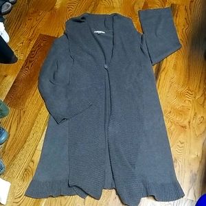 Cabi brown duster cardigan sweater